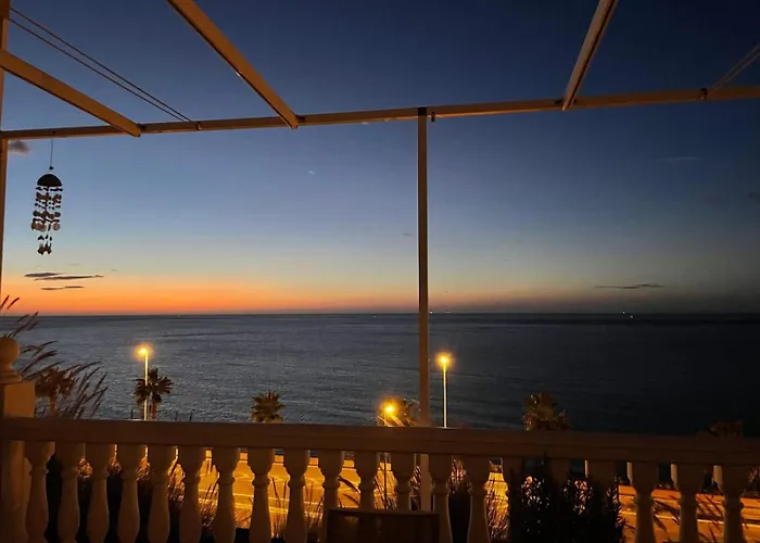 Seafront Townhouse With Stunning Mediterranean Views, Community Pool